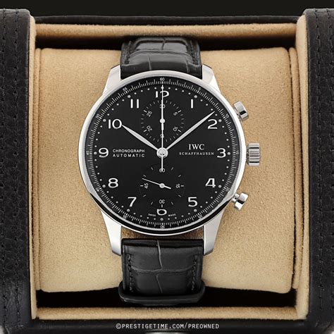 pre owned iwc portuguese chronograph